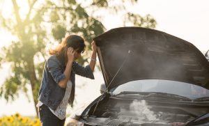 women by overheated car | Lanham, MD