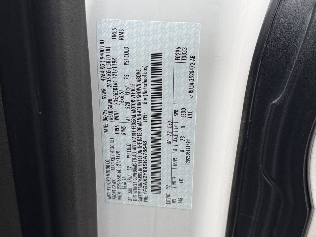 2025 Ford Transit-350 XLT