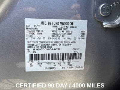 2022 Ford Explorer ST (Twin Panel Moonroof)