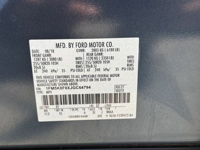 2018 Ford Explorer Limited