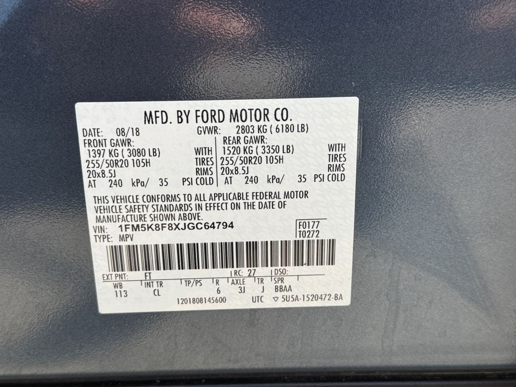 2018 Ford Explorer Limited