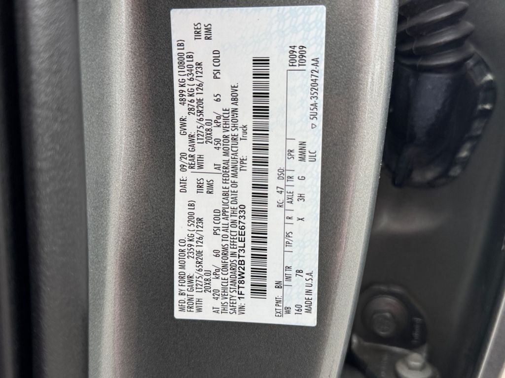 2020 Ford F-250SD Platinum