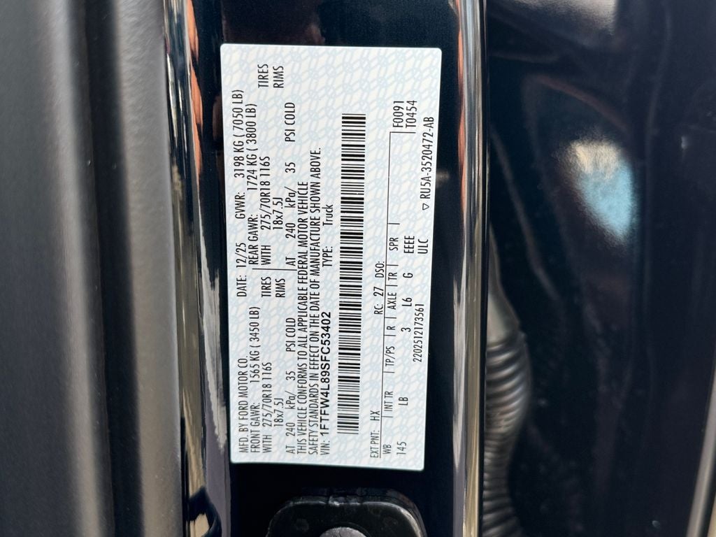 2025 Ford F-150 Tremor