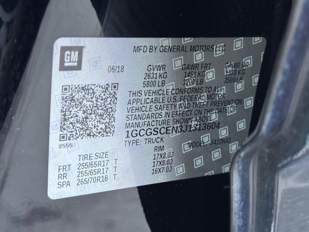 2018 Chevrolet Colorado LT