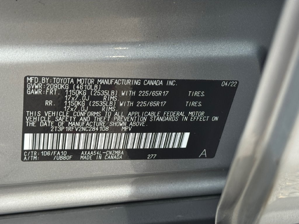 2022 Toyota RAV4 XLE
