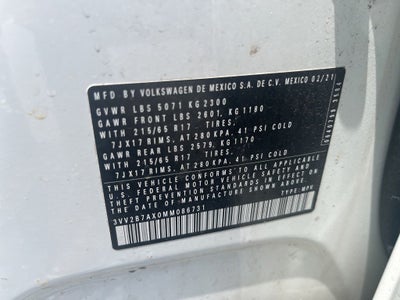 2021 Volkswagen Tiguan 2.0T SE AWD