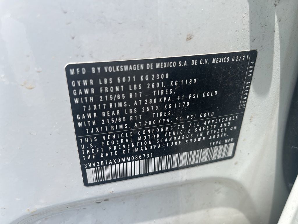 2021 Volkswagen Tiguan 2.0T SE AWD
