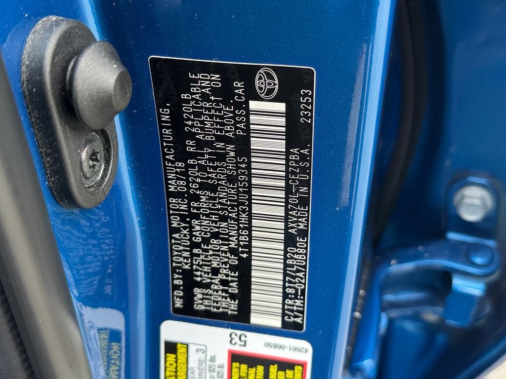 2018 Toyota Camry XSE