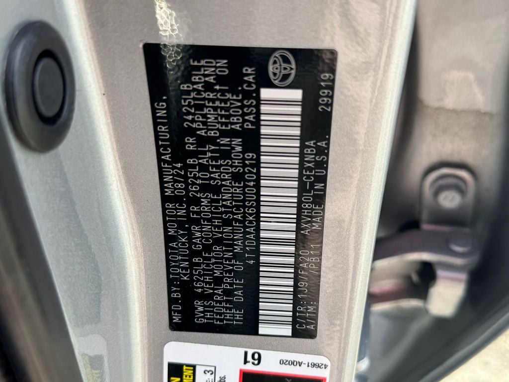 2025 Toyota Camry LE