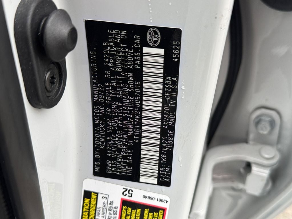 2023 Toyota Camry SE