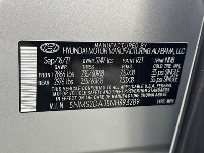 2022 Hyundai Santa Fe SEL