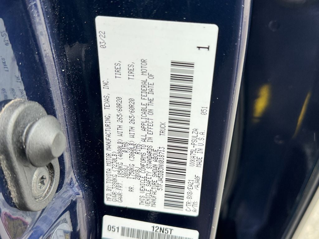 2022 Toyota Tundra Limited