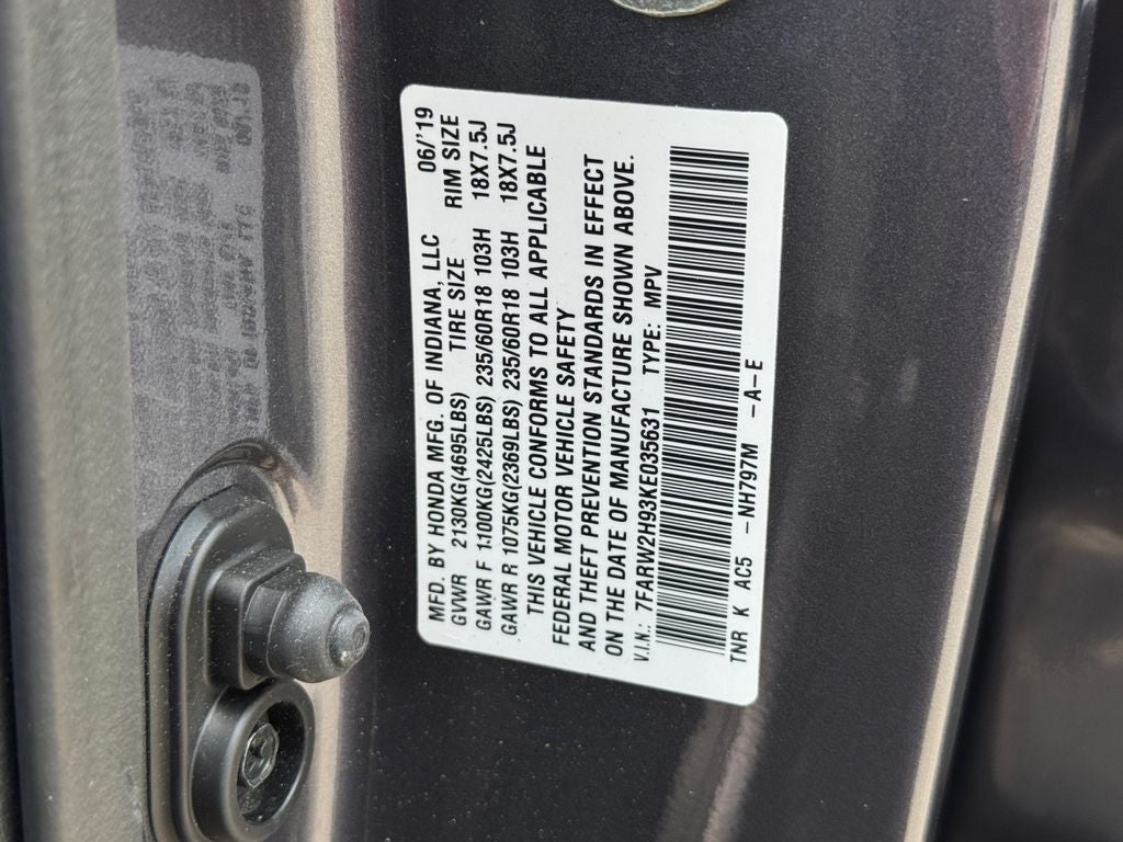 2019 Honda CR-V Touring
