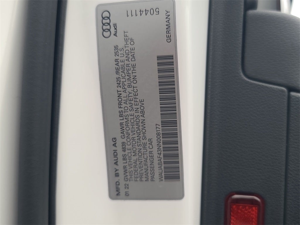 2022 Audi A4 40 Premium quattro