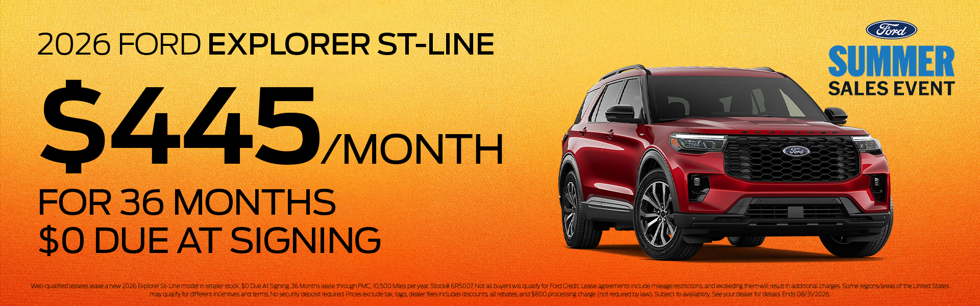 New 2026 Explorer St-Line