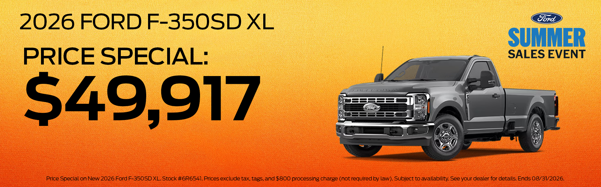 New 2026 F-350SD XL