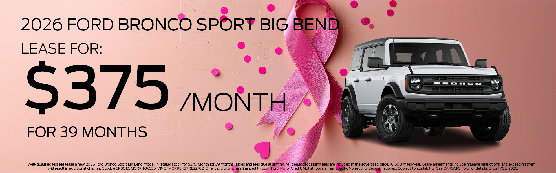 New 2026 Bronco Sport Big Bend