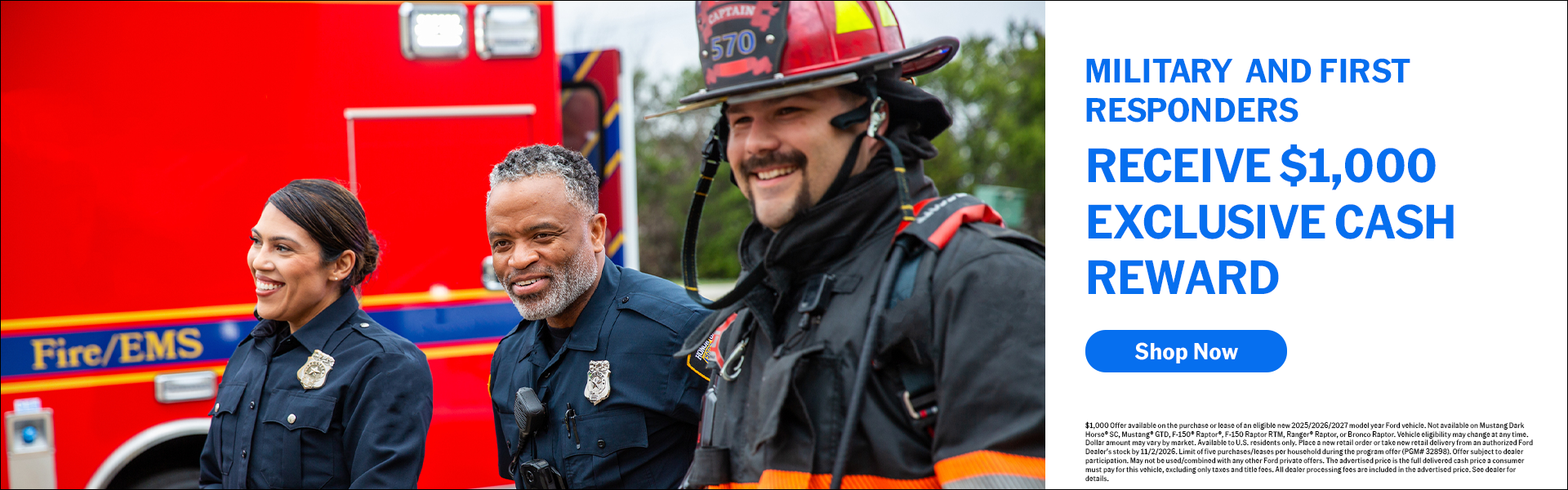 Military & Frist Responders