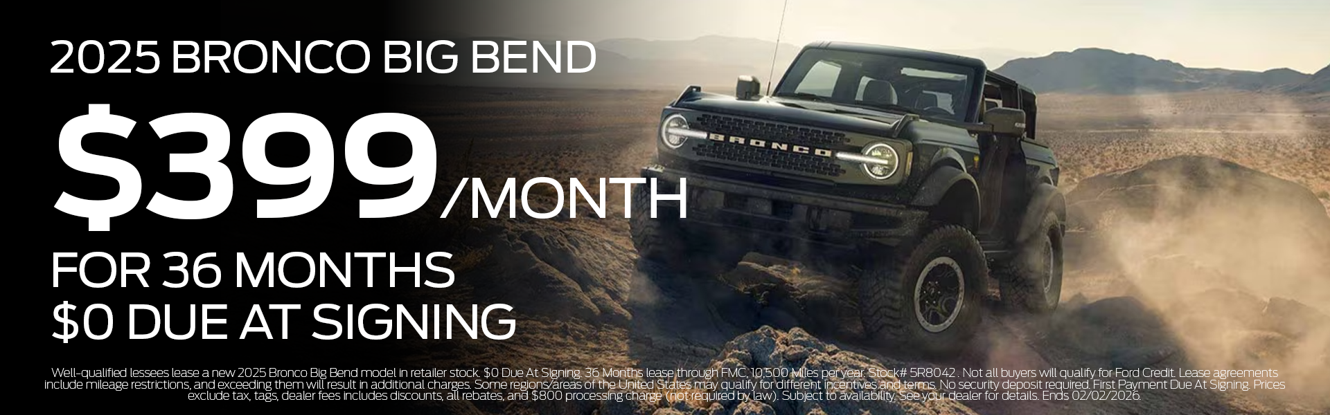 New 2025 Bronco Big Bend