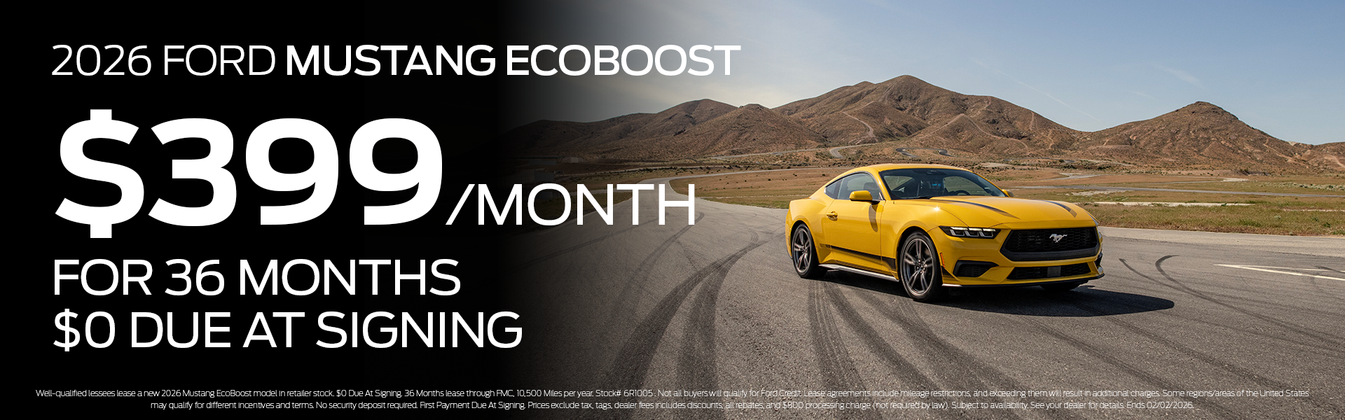 New 2026 Mustang EcoBoost