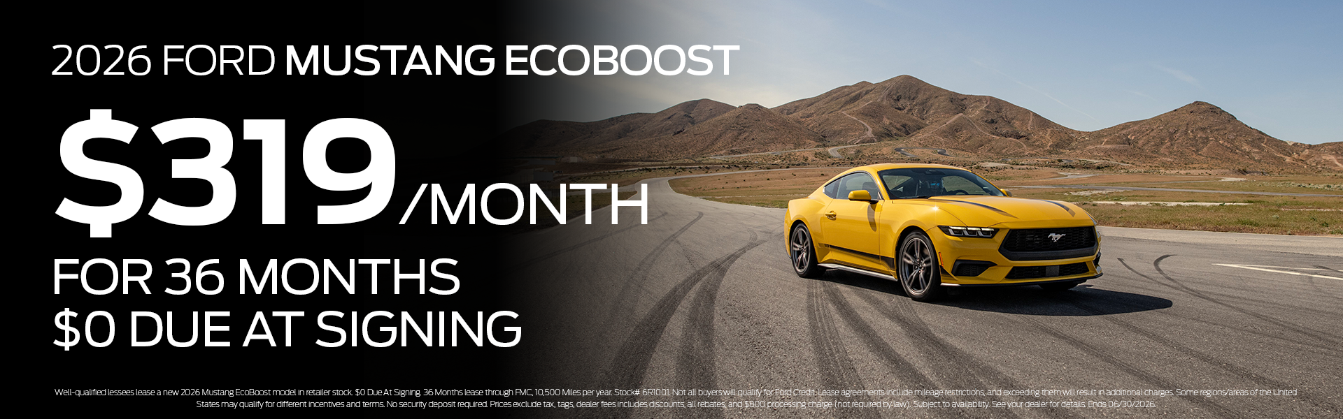 New 2026 Mustang EcoBoost