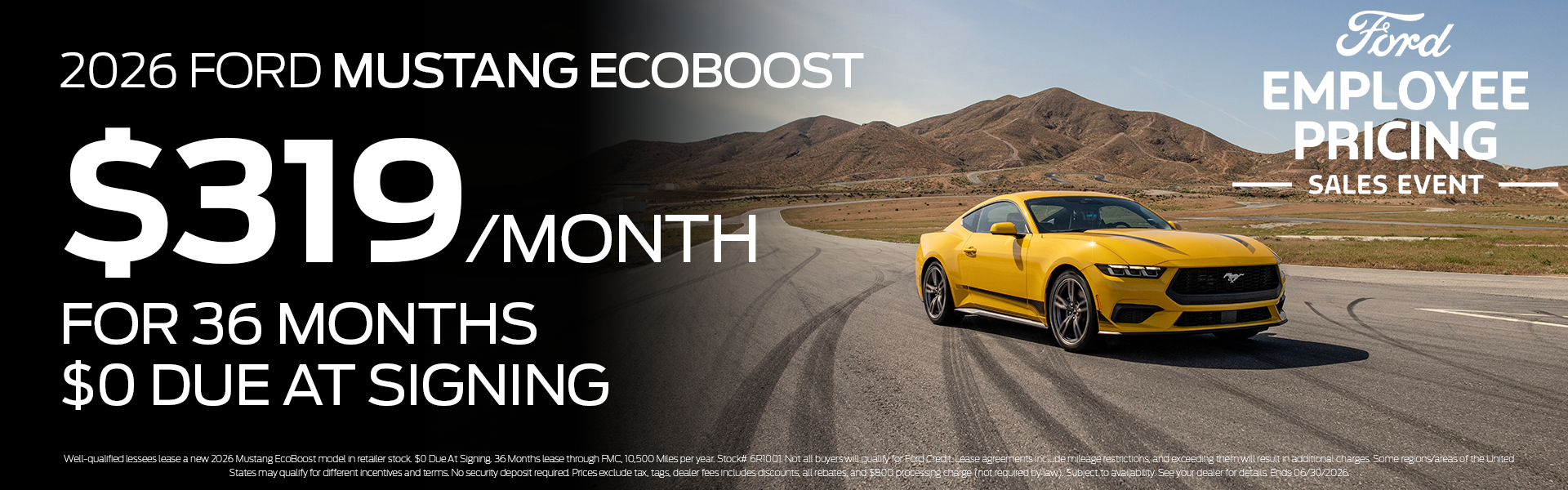 New 2026 Mustang EcoBoost