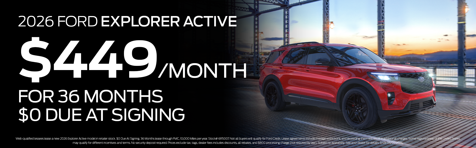New 2026 Explorer Active