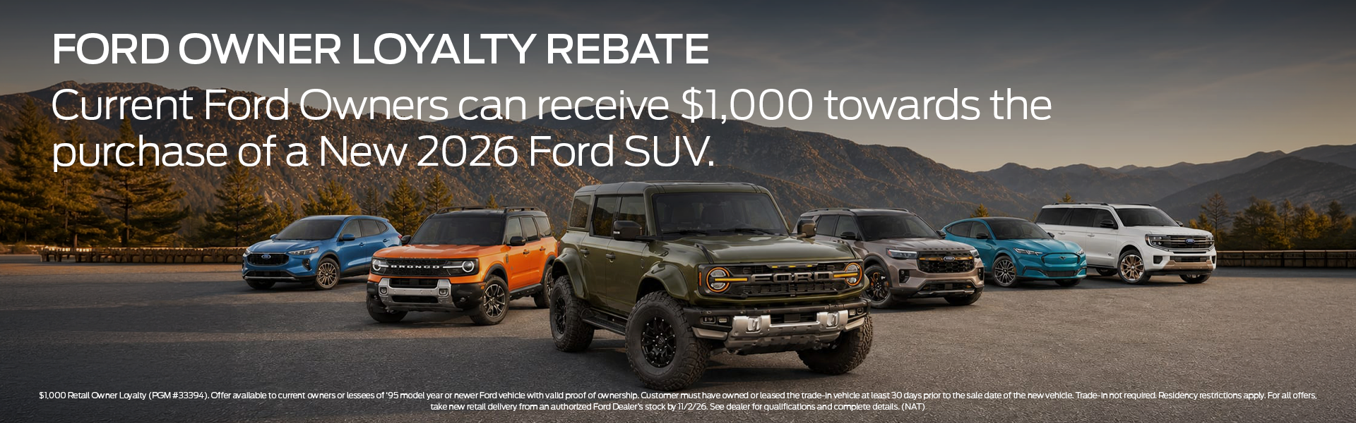 Ford Owner Loyalty Rebate
