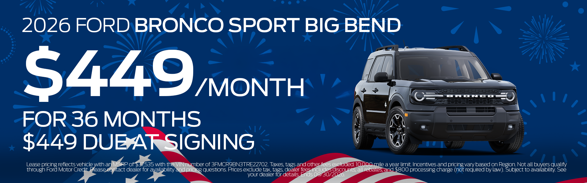 New 2026 Bronco Sport Big Bend