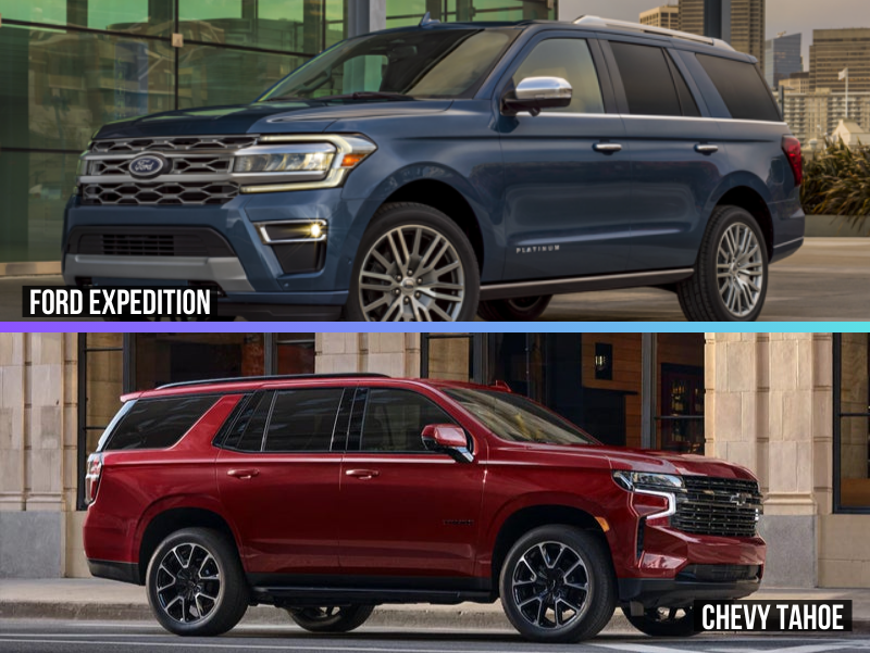 2024 Ford Expedition vs. 2023 Chevy Tahoe Lanham, MD